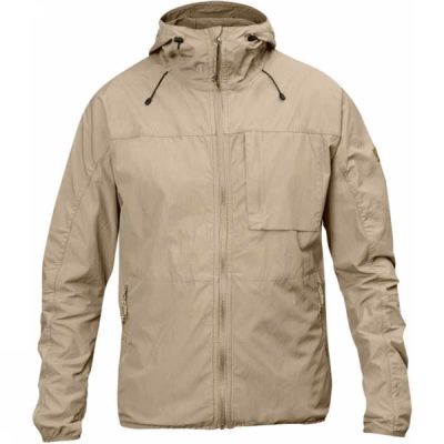 Chaquetas Fjallraven High Coast Wind Hombre Beige - Chile DUB652317